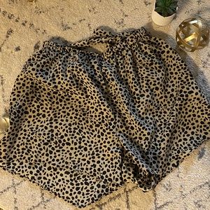 Cheetah Tie Shorts